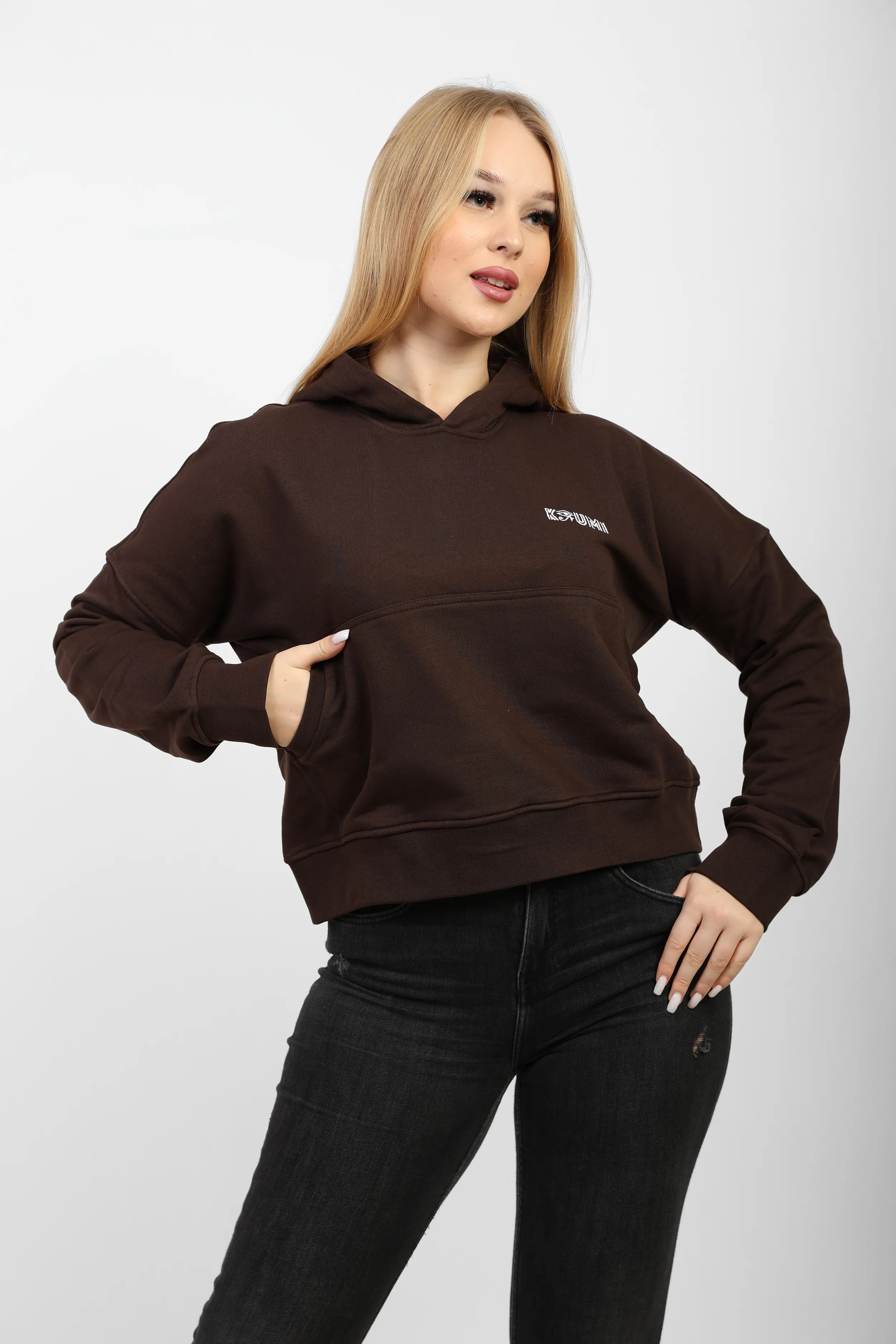 Premium Egyptian Cotton Crop Hoodie