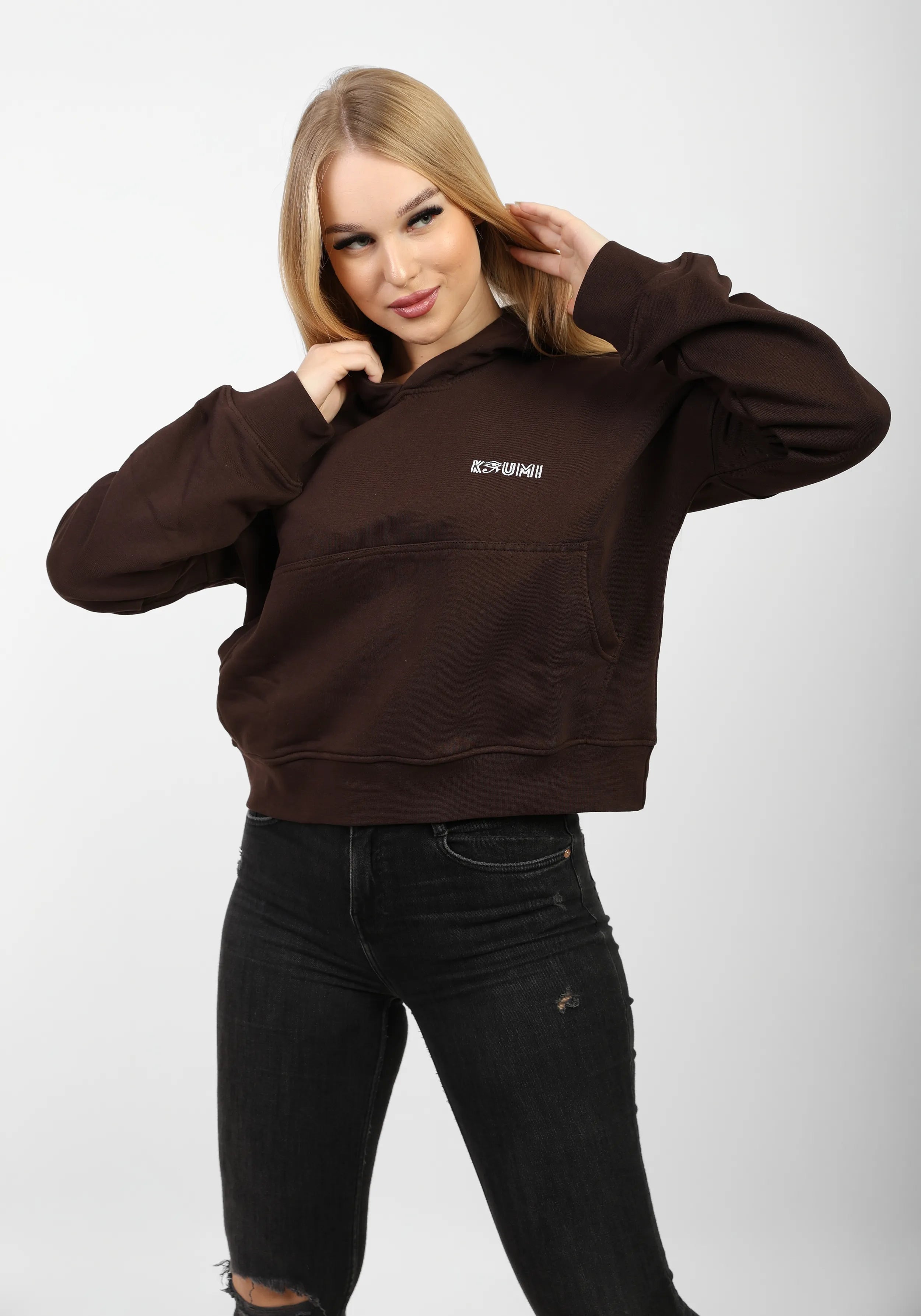 Premium Egyptian Cotton Crop Hoodie