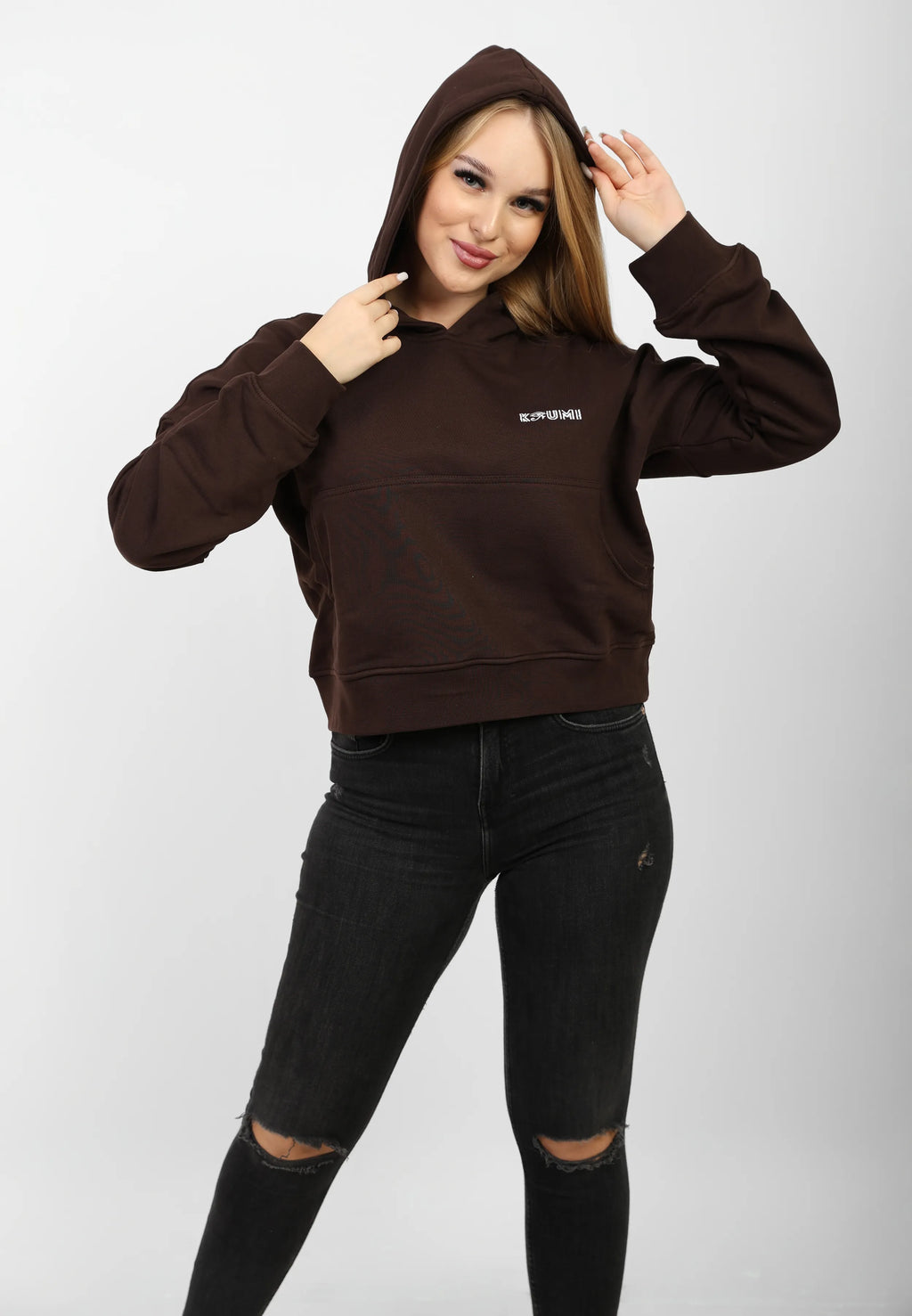 Premium Egyptian Cotton Crop Hoodie