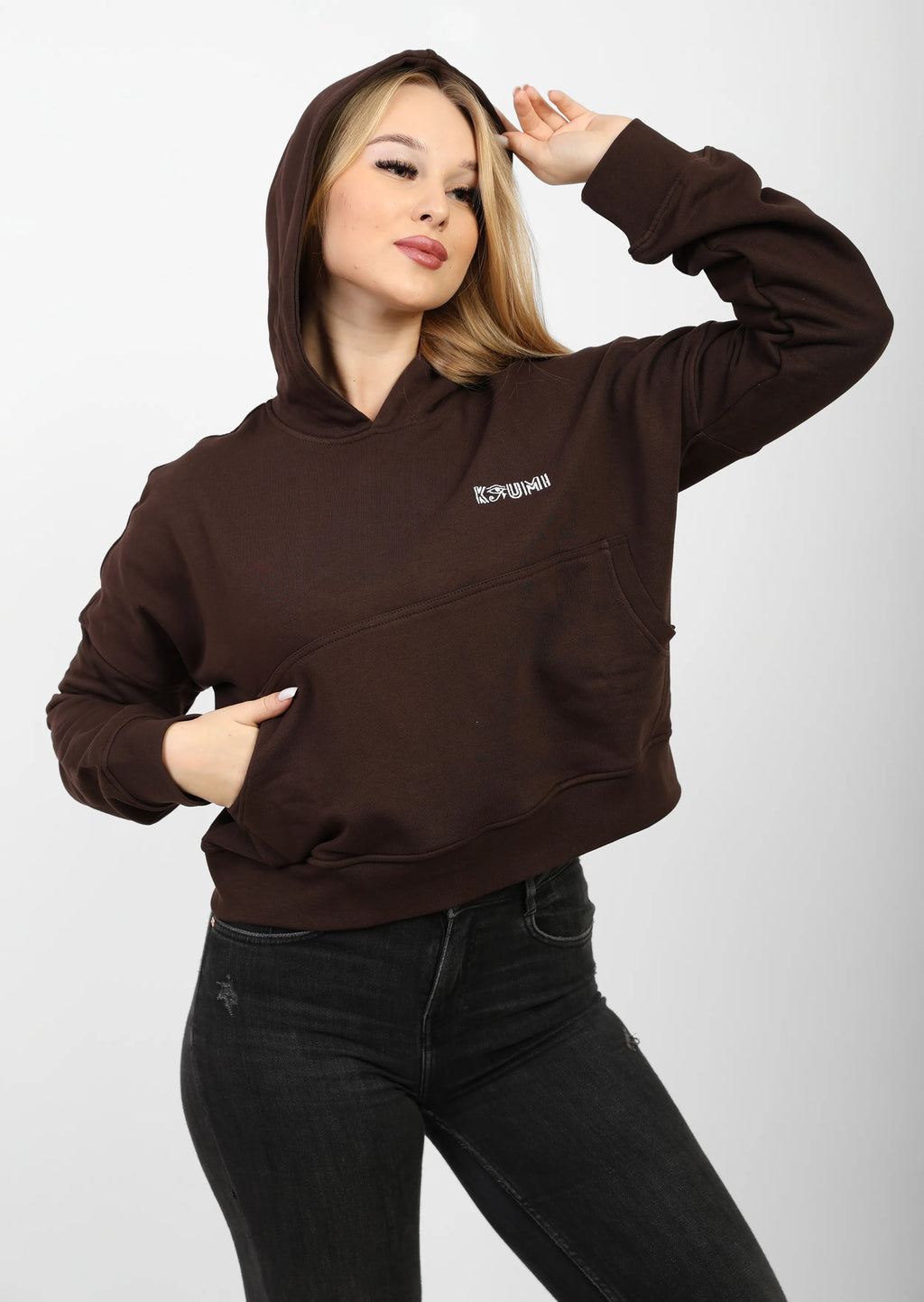 Premium Egyptian Cotton Crop Hoodie