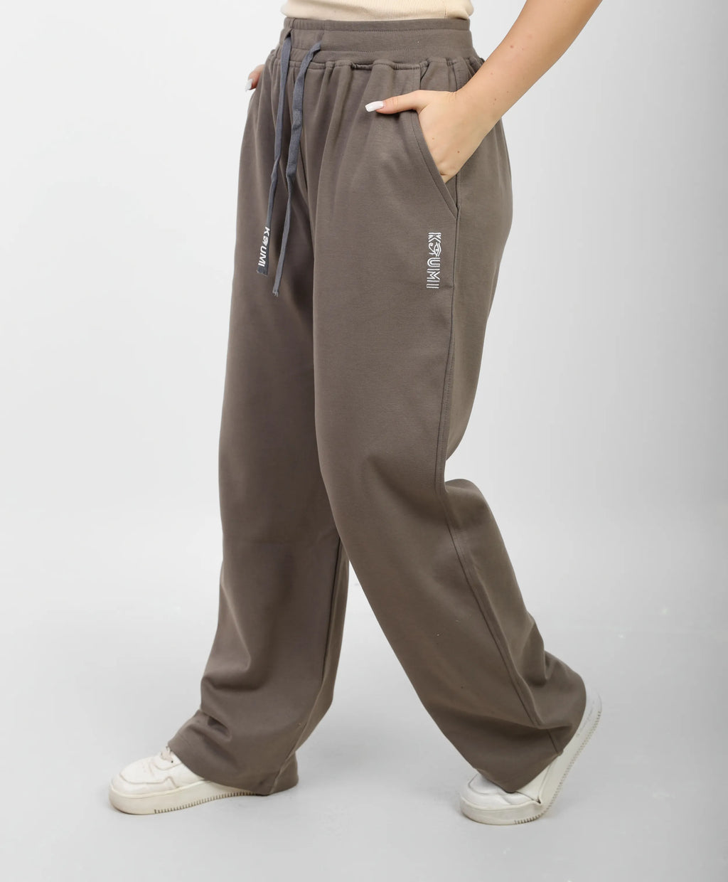 Egyptian Cotton Wide-Leg Pants