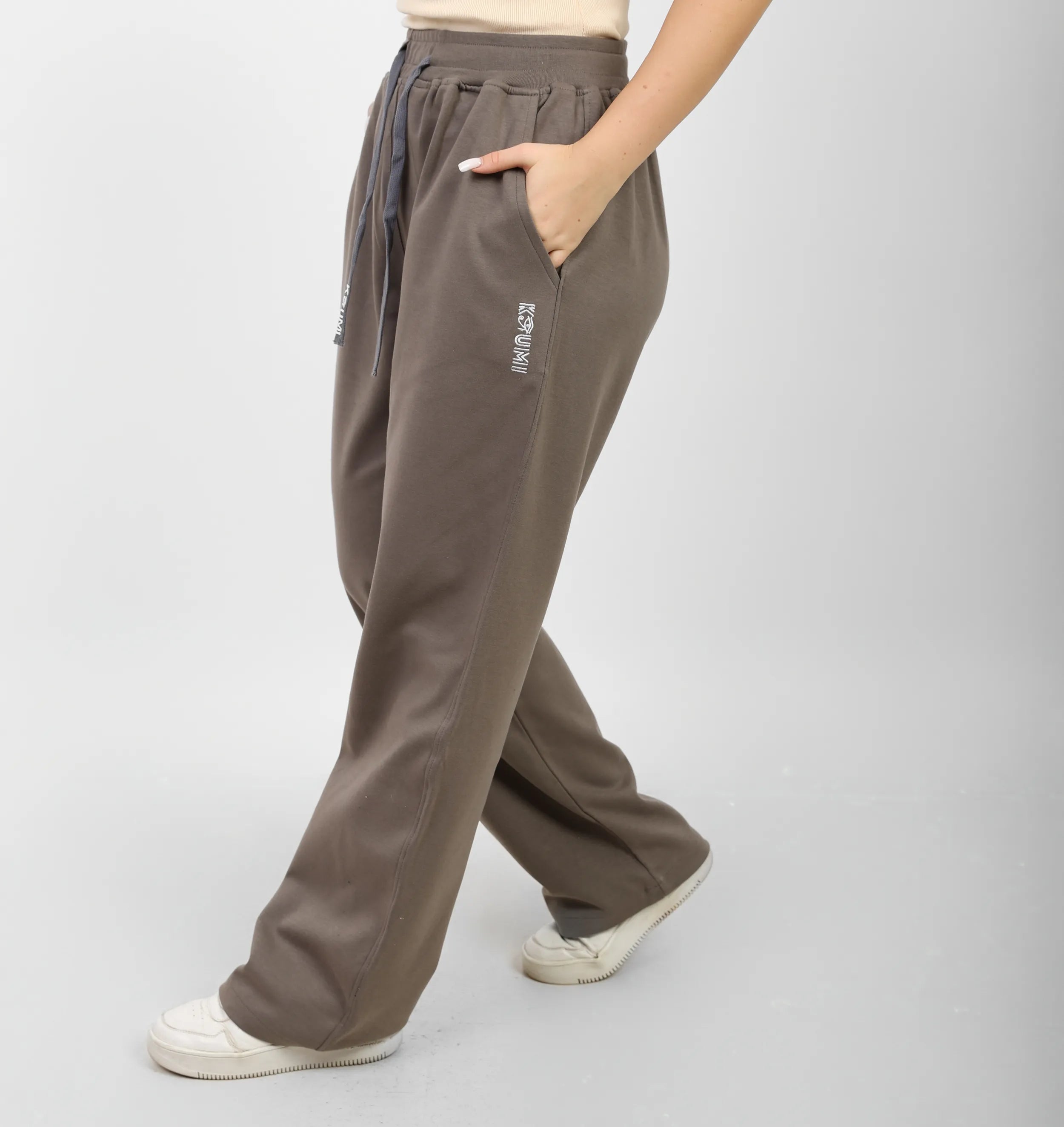 Egyptian Cotton Wide-Leg Pants