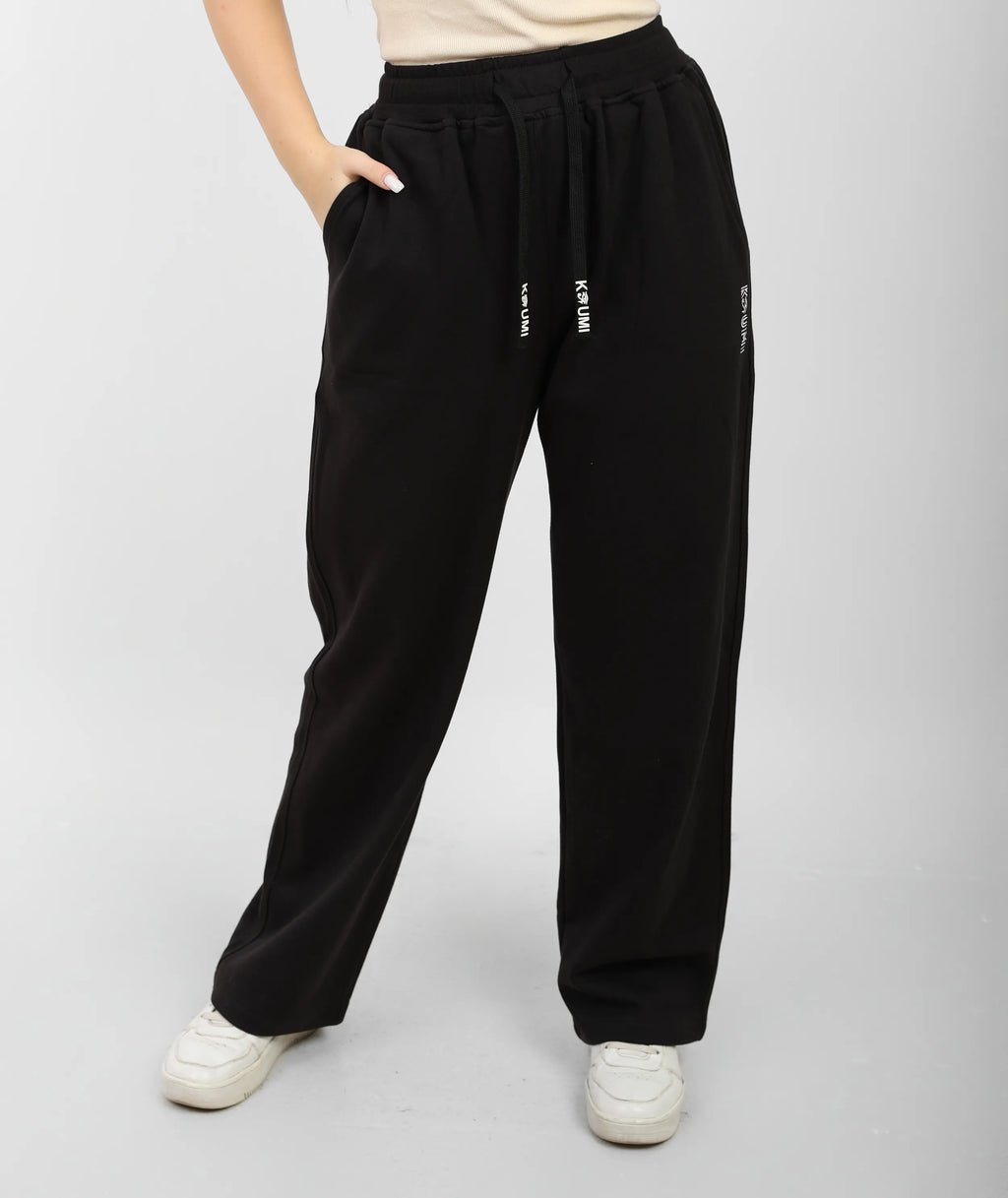 Egyptian Cotton Wide-Leg Pants